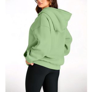Hot Selling Women Oversized Hoodies Streetwear Hip Hop Style Fleece Fabric Windproof Winter Wear Pullover Style Women Hoodie - Product Image 2