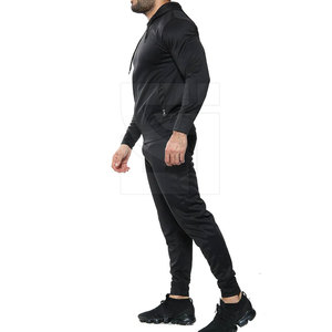 Trajes de chándal de gimnasio de entrenamiento de alta calidad Pantalones personalizados Conjunto de dos piezas Jogging Gym Chándal Diseños para hombres - Product Image 5