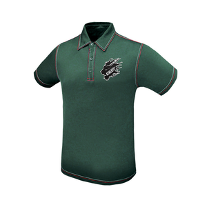 Polo con logotipo bordado personalizado para hombre, 100% algodón, secado rápido, transpirable, uniforme de Golf, polo con bordado de Color sólido - Product Image 6