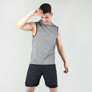 Short d'entraînement 2 en 1 pour homme avec doublure de compression-Tendance et fonctionnel-Idéal pour le fitness et les vêtements de tous les jours - Product Image 5
