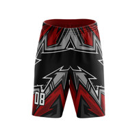 Shorts de football unisexes pour adultes, respirants, 100% polyester, haute qualité, logo/design d'équipe personnalisé, imprimé par transfert thermique, sport