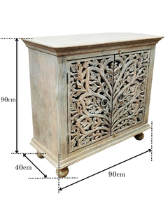 Buffet à deux portes en bois de manguier - (KHSD88) - Product Image 5