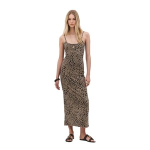 Vestido largo con tirantes - Product Image 1
