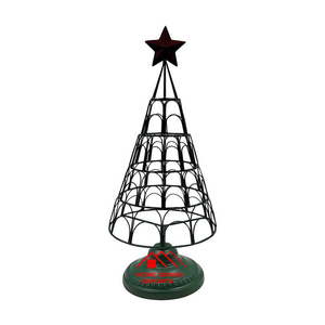 Juego de 3 candelabros en forma de árbol, decoración navideña, superventas, hogar, superventas, escultura de árbol, acabado antiguo decorativo - Product Image 2