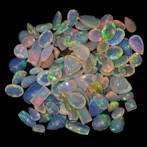 Pierres précieuses à facettes opale welo éthiopienne de haute qualité naturelle bonne coupe forme mixte grossiste en vrac de Jaipur - Product Image 2