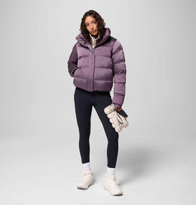 Veste d'hiver pour femmes sur mesure OEM, vêtements d'extérieur chauds, veste bomber à capuche amovible, manteau chaud en duvet, veste matelassée de haute qualité - Product Image 1
