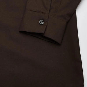 Turn Down Collar Transpirable Característica Tallas grandes Camisas de vestir para hombres Precio barato Algodón puro Hecho Camisa de manga larga para hombres - Product Image 6