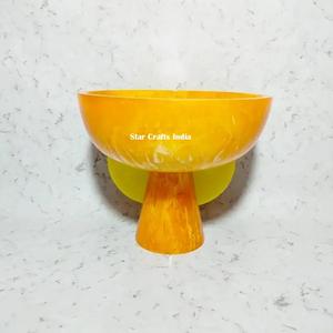 ชามใส่ผลไม้ประดับโบราณ2025งานฝีมือชามตกแต่งงานแต่งงานสินค้าอินเดีย - Product Image 1