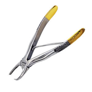 MEDIHEAL SURGICAL CORPORATION Forceps à tartre de haute qualité pour petits animaux, Détartreur dentaire semi-orné d'or, Grattoir à calcul dentaire - Product Image 4