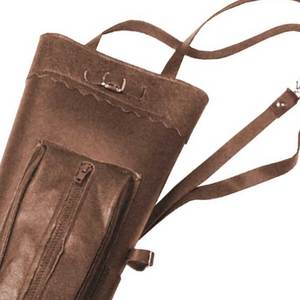 Sacoche en cuir compacte de haute qualité, fabriquée à la main, avec logo personnalisé imprimé, taille sur mesure, 320g, légère et ergonomique - Product Image 3