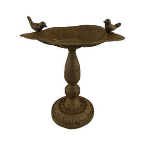 Baño de pájaros de Metal profesional Adornos de jardín Soporte de alimentación de baño de pájaros Uso para balcón Precio al por mayor - Product Image 3