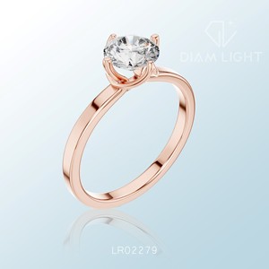 Anillo de Racimo Redondo con Claridad VS, Color F Certificado, Diseño Elegante, Brillante, Joyería de Piedras Preciosas Atemporal para Ocasiones Especiales - Product Image 2