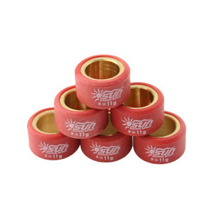SUN Racing Nouveaux rouleaux de variateur CVT fabriqués à Taïwan 11g 18x14mm Poulies de performance pour scooter (6 PCS/SET) pour - Product Image 6
