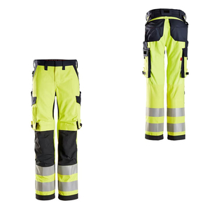 Pantalones cómodos de seguridad de alta visibilidad para hombres Pantalones DE SEGURIDAD protectores con diseño de múltiples bolsillos fabricados en Pakistán - Product Image 2