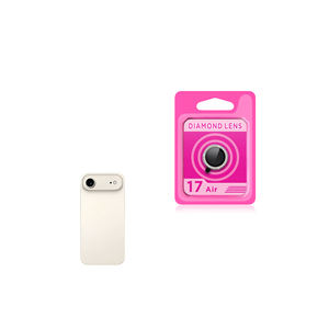 Protection d'objectif d'appareil photo en verre trempé doré premium avec anneau métallique CL-06 pour iPhone 17 Air – Offre une protection maximale – Accessoire pour objectif - Product Image 1