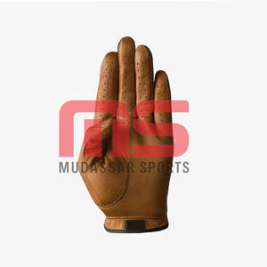 Gants de golf en cuir véritable avec contrôle amélioré, texture douce et respirante, extensible, pour les sports de plein air. - Product Image 4