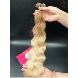 Fábrica vietnamita al por mayor 100% extensiones de cabello humano saludable cruda cutícula alineada cabello punta plana extensión de cabello buen precio - Product Image 6