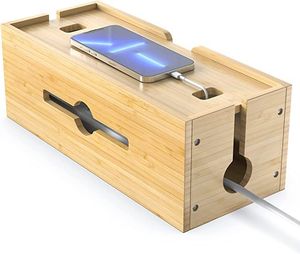 กล่องเก็บเราเตอร์ไวไฟไม้แบบกำหนดเอง |   งานฝีมือคุณภาพดี |   โรงงานขายส่งจำนวนมาก - Product Image 1