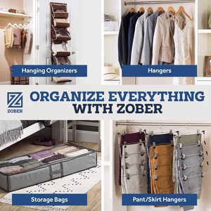 Estante Organizador Colgante de 6 Niveles para Puerta, Armario, Baño, Cocina, Guardería, Despensa, Hogar, Oficina, Habitación, con Bolsillos Grandes - Product Image 5