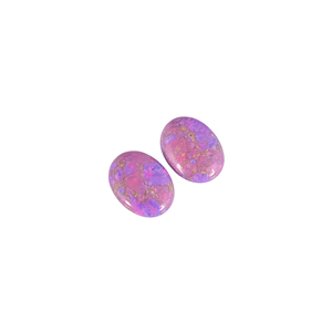 Lot en gros de pierres précieuses ovales en turquoise cuivre violet, cabochon, pour la fabrication de bijoux - Product Image 3
