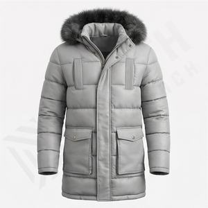 Custom Down Jacket High Quality Parka Men Hooded Coat Fashion Keep Warm Duck <b>Thermal</b> Insulated Windproof Heavyweight Outerwear - Product Image 1