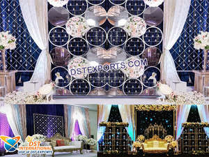 Stylish <b>Wedding</b> Entryway Decor Laser Cut Panels Metal Leaf Panels for Walkway Decor Exclusive <b>Wedding</b> Decoration Metal <b>Props</b> USA - Product Image 5