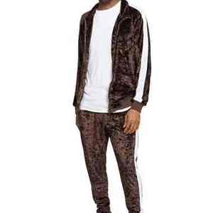 Conjunto Deportivo Informal de Terciopelo para Hombre, Ligero, de Secado Rápido, Color Sólido, Mangas Largas, Alta Visibilidad, Transpirable, Unisex, con Capucha - Product Image 4