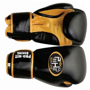 Guantes de boxeo con empuñaduras Ropa de entrenamiento impermeable Nueva Etiqueta Privada Guantes de boxeo de cuero Logotipo impreso personalizado para hombres - Product Image 2