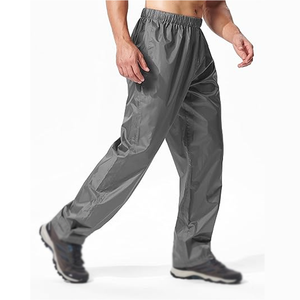 Pantalon coupe-vent décontracté léger pour hommes à bas prix respirant à séchage rapide 100% nylon - Product Image 3