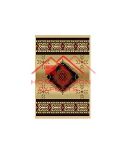 พรมตกแต่งวินเทจลวดลายเรขาคณิตลวดลาย2024หวายหลากสีขายดี - Product Image 1