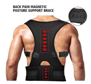 Soporte de Clavícula Ortopédico Magnético de Neopreno Ajustable, Corrector de Postura Profesional para Protección de la Espalda y la Joroba - Product Image 3