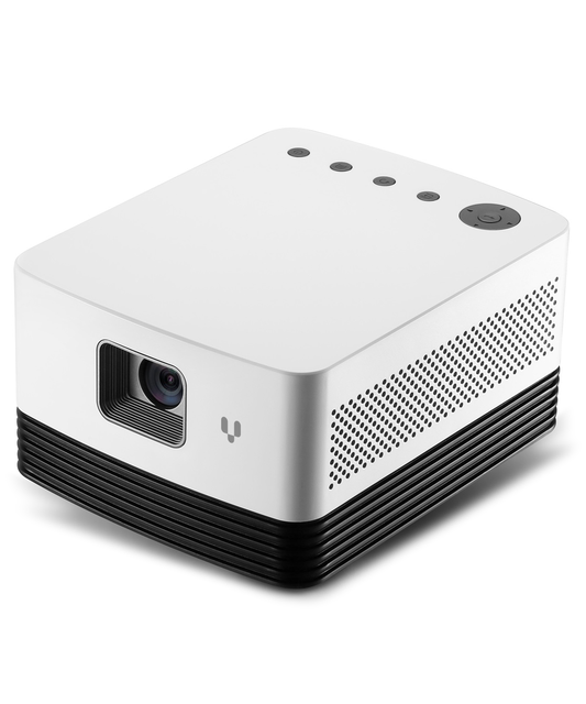 J20 DLP Battery Projector with 18,000mAh Battery, 4K DLP Portable Projector for Outdoor & Business Travel