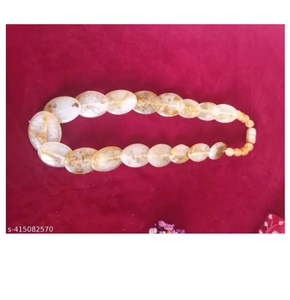 Collar de mujer hecho a mano de la mejor calidad con cuentas de resina dorada, joyería de moda india de moda para bodas y fiestas - Product Image 4