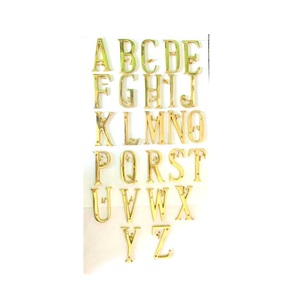 Letras de Latón de la Mejor Calidad, Letras del Alfabeto de Metal para Diseñadores de Interiores, Marcas de Muebles, Organizadores de Eventos y Empresas - Product Image 1