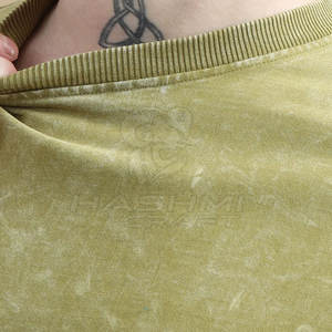 Camiseta de Algodón de Alta Calidad con Lavado Ácido, Elegante, Suave y Cómoda para Uso Diario y Moda Urbana - Product Image 6