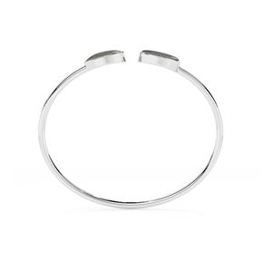 Premium haute finition 925 argent Sterling à la mode lunette réglable ensemble Labradorite ovale Marquise forme Twister Bracelet cadeau femmes - Product Image 3