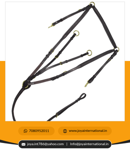 Super Top Fancy Square Raised Horse Breastplate con accesorio para correr Horse Breastplate Proveedor India - Product Image 5