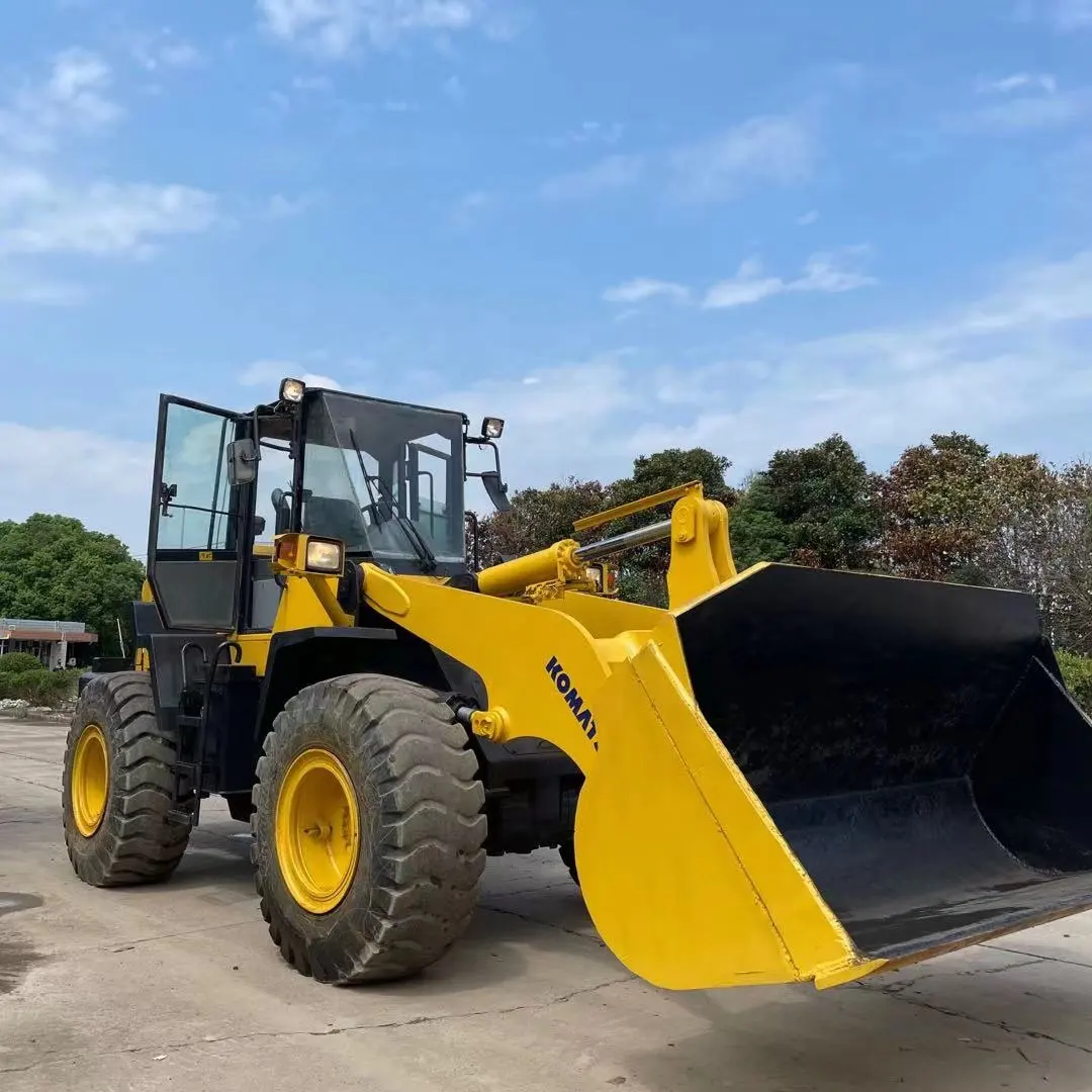 free shipping used komatsu wa320 wheel loader for sale in shanghai