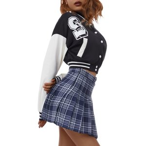 Chaqueta Universitaria de Béisbol Varsity de Mezclilla de Alta Calidad Hecha a Medida 2022, Relleno de Algodón, Transpirable, Resistente al Viento para Invierno - Product Image 4