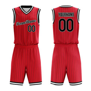 Gran oferta, conjuntos de uniformes de baloncesto personalizados, camiseta profesional, camisetas de baloncesto transpirables de secado rápido, 100% poliéster de talla grande - Product Image 5