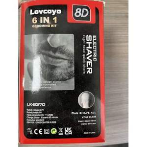 Afeitadora Eléctrica Inalámbrica Recargable para Hombre Bald Razor, Uso en Seco/Húmedo, IPX7, Cabezal de Afeitado Rotatorio con Doble Cuchilla Lavable y Reemplazable - Product Image 5