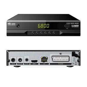 DVB t2 dvb सी टीवी बॉक्स HD6800 OEM ODM स्मार्ट टीवी सेट टॉप बॉक्स DVB-टी/T2 + सी H.265 HEVC वाई-फाई Dongle पीवीआर TimeShift EPG टाइमर टीवी रिसीवर