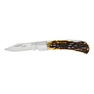 Coltello con serratura Wallis K901494 con manico in corno di cervo in acciaio inossidabile - Product Image 3