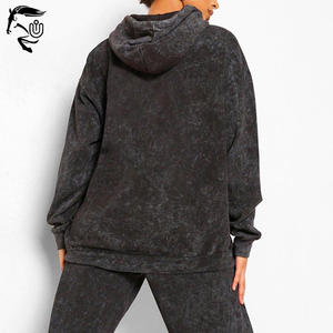 2025Top tendance femmes lavage à l'acide survêtement dans différentes tailles goutte épaule Streetwear femmes lavage à l'acide survêtement pour tenue décontractée - Product Image 2