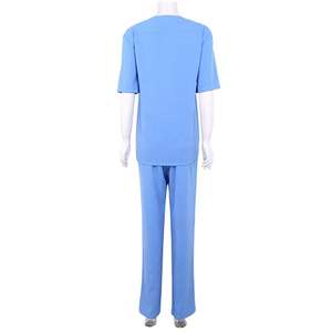 Tenues d'infirmière anti-âge en tissu éponge doux, ensembles jogger lavables avec détection d'aiguilles pour uniformes d'hôpital unisexes pour médecins - Product Image 4