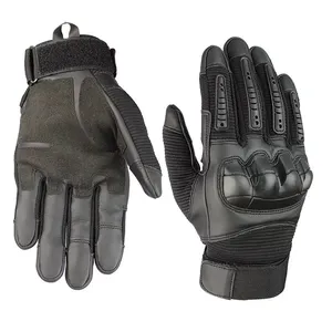 Gants de course en cuir véritable pour hommes, protection des articulations en fibre de carbone, compatibles écran tactile, pour motards et pilotes de moto - Product Image 5