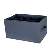 Caja de Almacenamiento de Ropa Plegable Ecológica MA44, 8 Compartimentos, Color y Logotipo Personalizables, Organizador Multifuncional para Armario