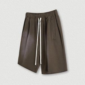 High Street hommes été lavage à l'acide impression Shorts 100% coton français éponge Style à la mode respirant OEM cordon Service - Product Image 4