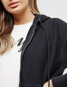 Sudadera con Capucha y Cremallera Personalizada para Mujer, Transpirable, de Algodón y Felpa, Ropa de Calle, Ropa de Estar en Casa para Invierno, Bordada, Forrada, Súper Suave y Económica - Product Image 3