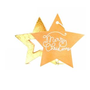 Conception de décoration de noël en étoile métallique avec ornements de finition colorés et cadeaux décoration de Table de noël fournitures de fête artisanales - Product Image 5